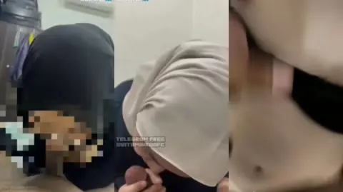 Pacar Hijab Nurut Disuruh Nyepong