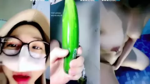 Hijab Binor Main Pake Timun - 2