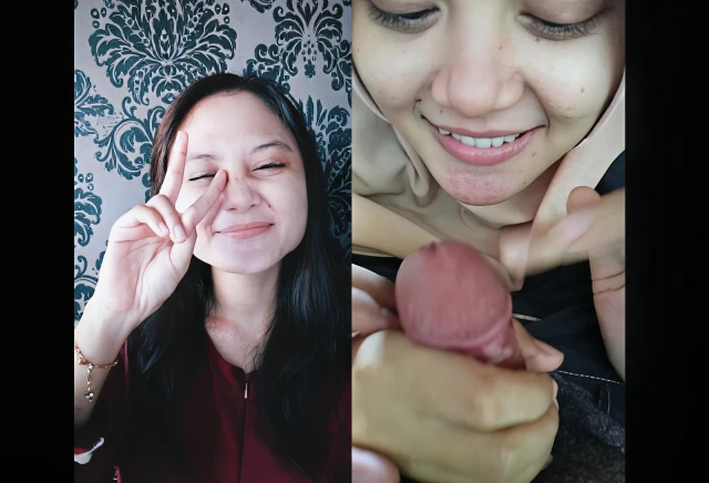 Thumbnail video: Anggun Hijab Polos Tapi Akhirnya Ketagihan Kontol Juga