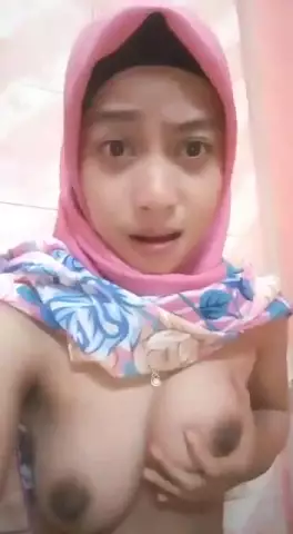 Abg Colmek Jilbab Pink Rumahan