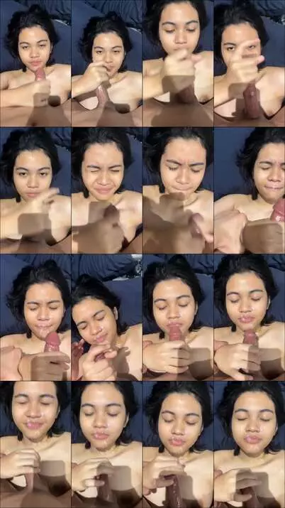 cantik blepotan crot dimuka