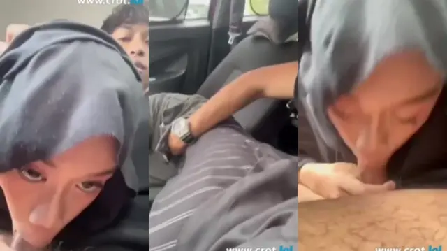 Disepong Hijab Hyper Di Mobil