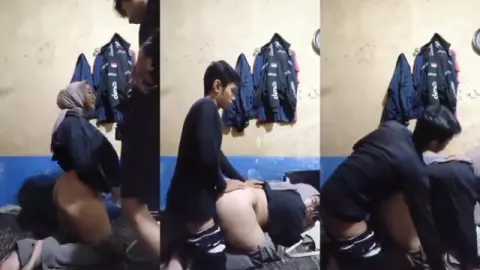 ABANG GRAB NGENTOT BRUTAL DI KOSAN DIPERKOSA SAMPE KELUAR SEMUA!
