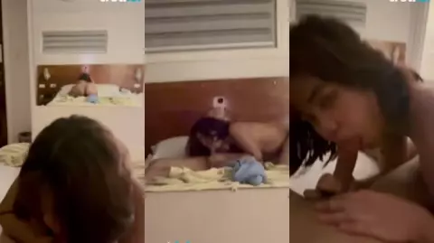 Nyepong Sambil Nungging Wajahnya Binal Claudine