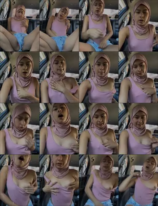 02 hijabers binal buat konten di mobil bokep viral CROT 02 hijabers b
