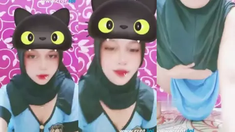 Hijab Omek Pakai Baju Dinas - 2