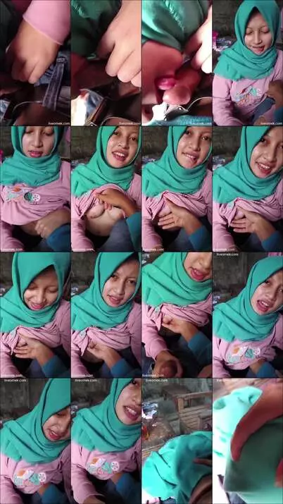 hijab polos sepongin pacar