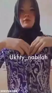 Ukhty Nabilah Hijab Toge Remas Toket