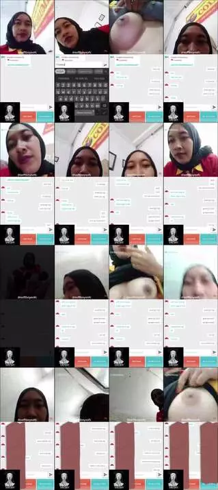 Ditemenin jilbab angee karyawan toko elektronik